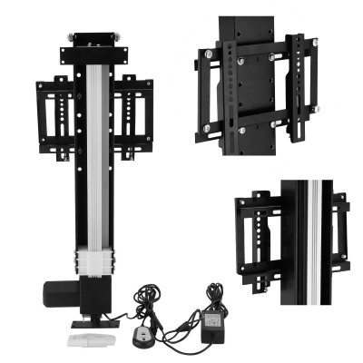 Supdear Adjustable TV Bracket 110V TV Lift Stand 34-42 inch TV Lift Mechanism with Remote Controller for Home Use